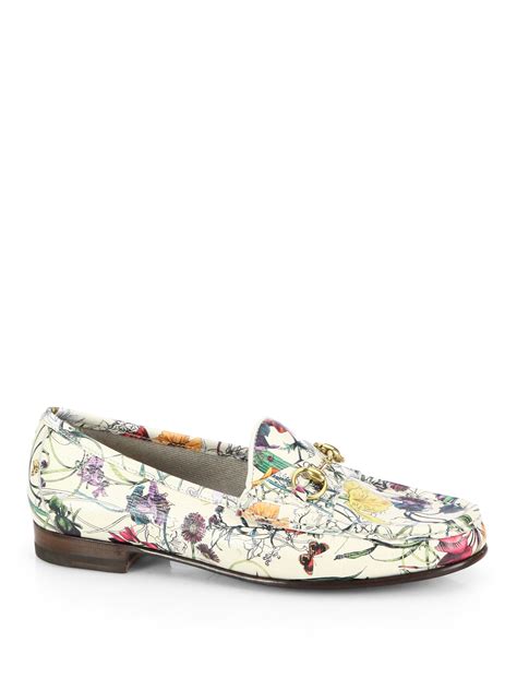 gucci loafers floral|Altro.